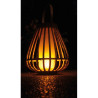 Marta - lanterne solaire en bambou avec effet flamme