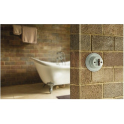 Va-et-vient porcelaine blanche GARBY Fontini sans passe-câble