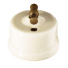 Double poussoir rotatif cru Collection GARBY