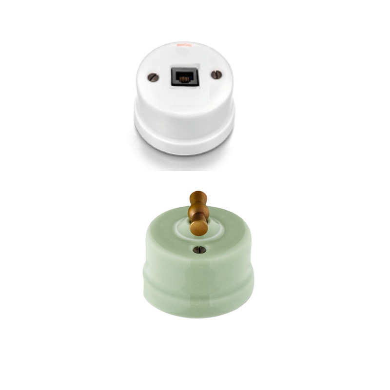 Prise RJ12 vertille Collection GARBY