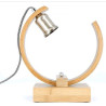 Lampe de table modulable en bambou naturel