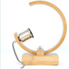 Lampe de table modulable en bambou naturel