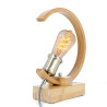 Lampe de table modulable en bambou naturel