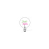 Ampoule "Jingle Bells" – Lumière verte & rouge – Message In The Bulb – E27