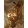 Ampoule "Home Sweet Home" – Message In The Bulb – LED ambrée – E27 | Comptoir Elec & Design