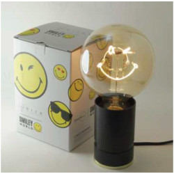 Ampoule Smiley Kindness finition ambré à poser