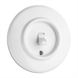 Interrupteur rotatif Permutateur Duroplast blanc THPG