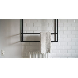Plaque quadruple rectangulaire Duroplast blanc THPG