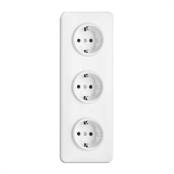 Interrupteur rotatif Permutateur Duroplast blanc THPG