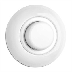 Variateur à pression pour LED/ halogène 3-130 W en porcelaine blanc THPG