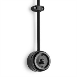 Interrupteur va-et-vient à bascule, en saillie, Bakelite® noire THPG