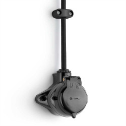 Prise de courant pièce humide, en saillie, Bakelite® noire THPG