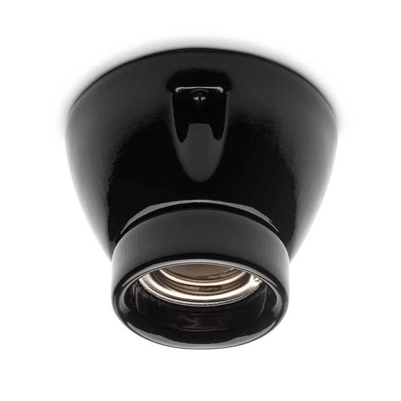 Plafonnier Minimal en porcelaine noire THPG