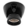 Plafonnier Minimal en porcelaine noire THPG