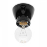Plafonnier Minimal en porcelaine noire THPG