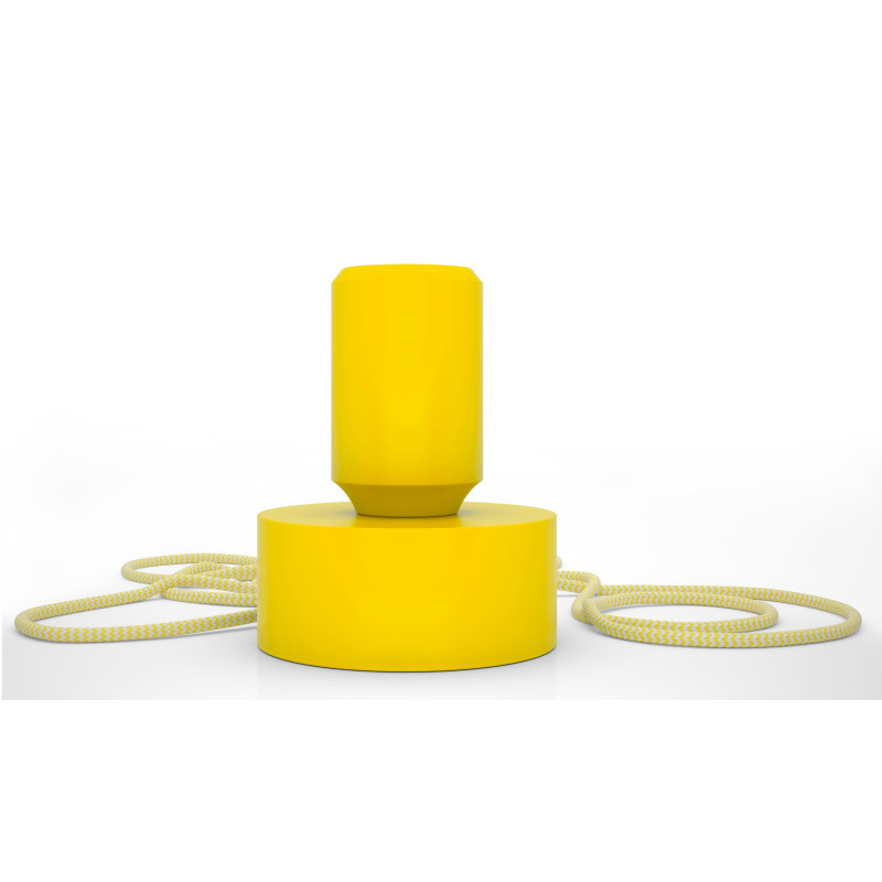 Tavolotto finition jaune avec bouton