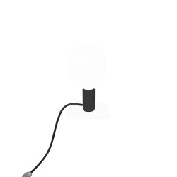 Combo - Etagère magnétique et porte lampe avec variateur finition noir