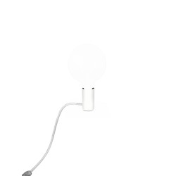 Combo - Etagère magnétique et porte lampe avec variateur finition blanc