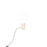 Combo - Etagère magnétique et porte lampe avec bouton finition crème