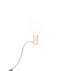 Combo - Etagère magnétique et porte lampe avec variateur finition crème