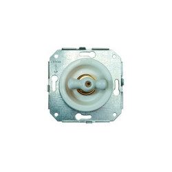 Permutateur blanc manette porcelaine blanche collection Vénézia