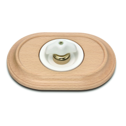 Mécanismes pour volets roulants blanc manette porcelaine rétro blanc collection Vénézia