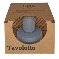 Tavolotto finition gris avec bouton