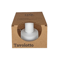 Tavolotto finition blanc avec bouton