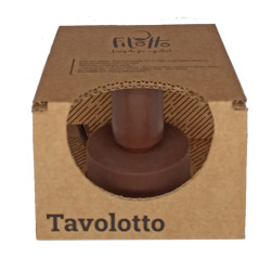 Tavolotto finition café avec bouton