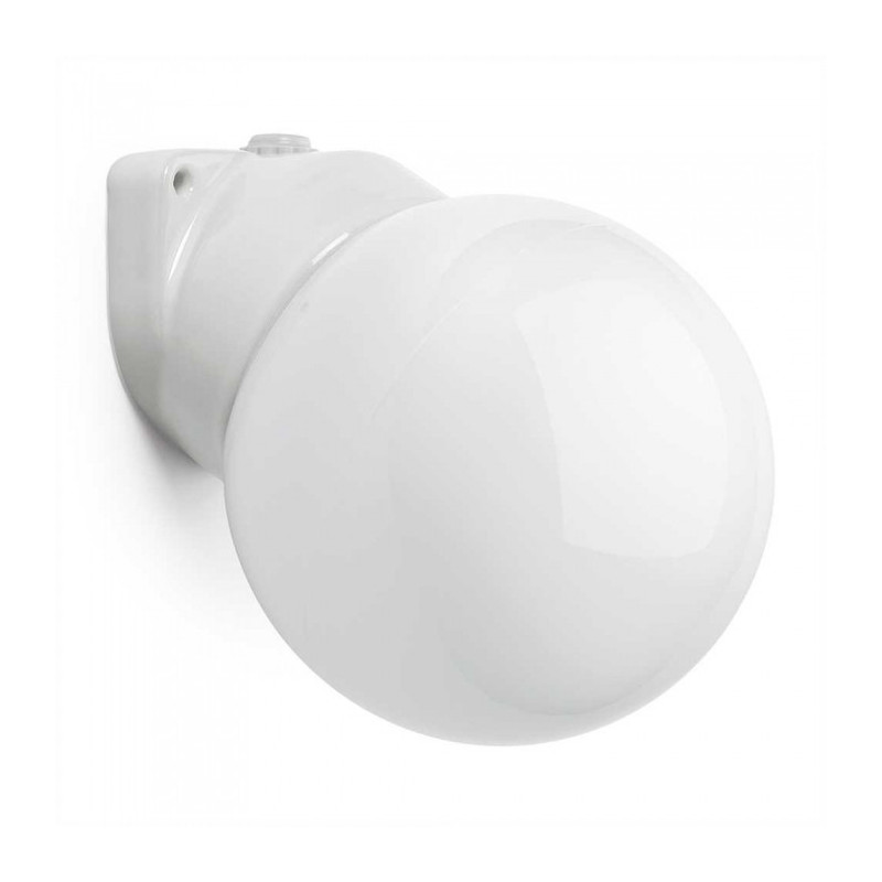 Applique LISILUX S verre opale rond THPG