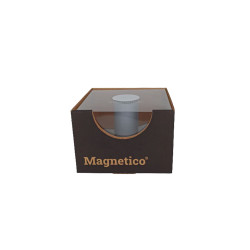 Magnetico - Lampe de table magnétique avec bouton finition gris