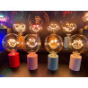 Pop – Socle lampe de table jaune | MITB | Culot E27 avec interrupteur