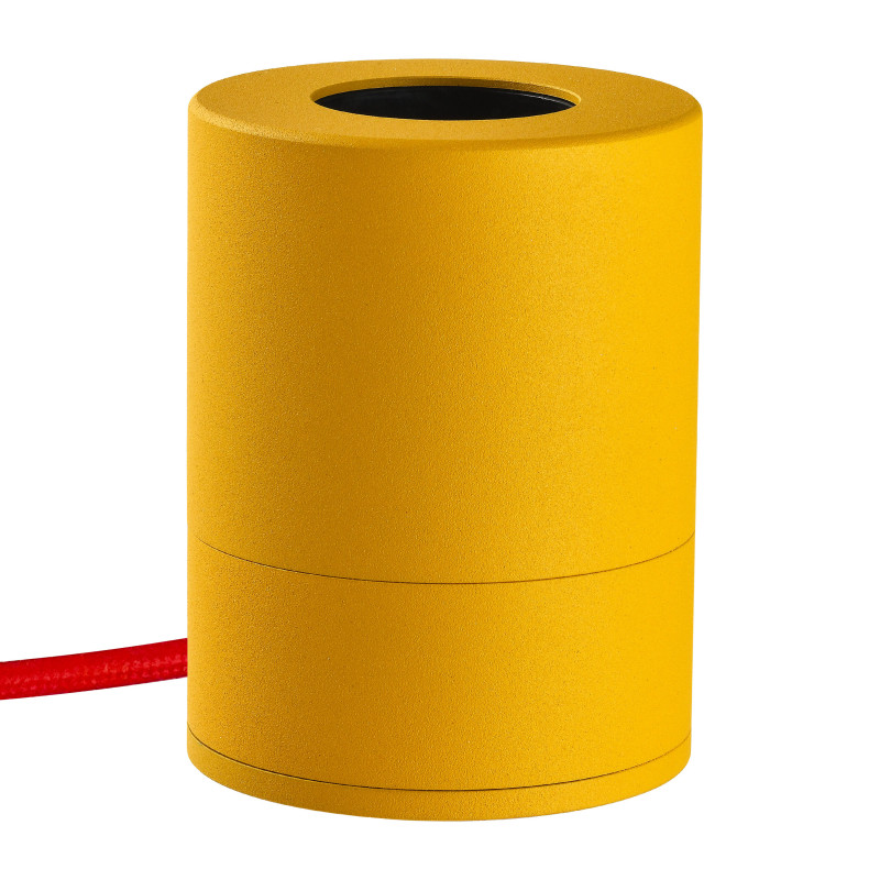 Pop – Socle lampe de table jaune | MITB | Culot E27 avec interrupteur