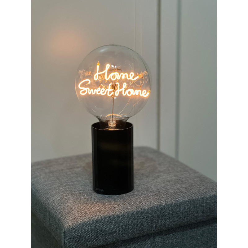 Ampoule Home Sweet Home MITB Portable – Message lumineux nomade | Comptoir Elec & Design
