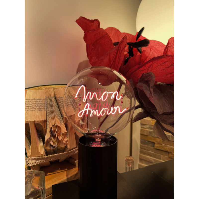 Ampoule Mon Amour rouge finition transparent pour MITB Portable