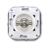 Permutateur blanc manette nickel collection Vénézia
