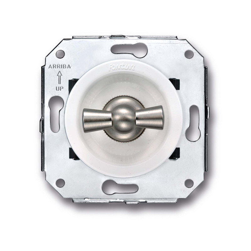 Mécanismes pour volets roulants blanc manette nickel collection Vénézia