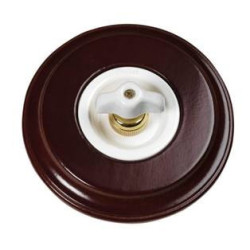 Permutateur blanc manette porcelaine rétro blanc collection Vénézia