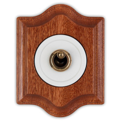 Va et vient blanc manette bronze ancien collection Vénézia