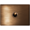 Plaque 1 poste pour mécanisme simple finition bronze ancien Collection 1950