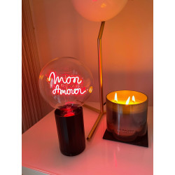 Ampoule Mon Amour rouge finition transparent pour MITB Portable