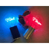 Ampoule "Love Mom" – Lumière rouge – Message In The Bulb – Verre transparent – E27