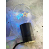 Ampoule Shooting Star – Message In The Bulb – lumière bleue et ambrée, finition transparente