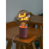 Ampoule "Love is all" – Message In The Bulb – LED ambrée – Finition ambrée – E27