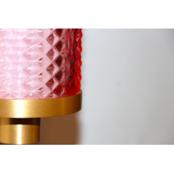 Applique murale Tiffany rose LED design Elements Lighting
