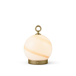 Lampe de Table sur Batterie Stockholm finition marron