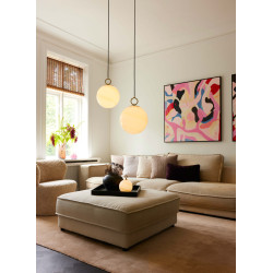 Lampe de Table sur Batterie Stockholm finition marron
