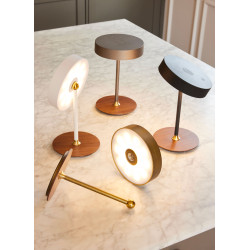 Lampe de Table sur Batterie "On The Move" finition noir graphite