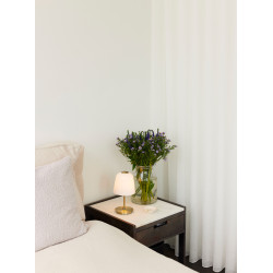 Lampe de Table sur Batterie "Room 49" finition opale
