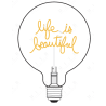 Ampoule Life is beautiful – MITB Portable | Message lumineux nomade